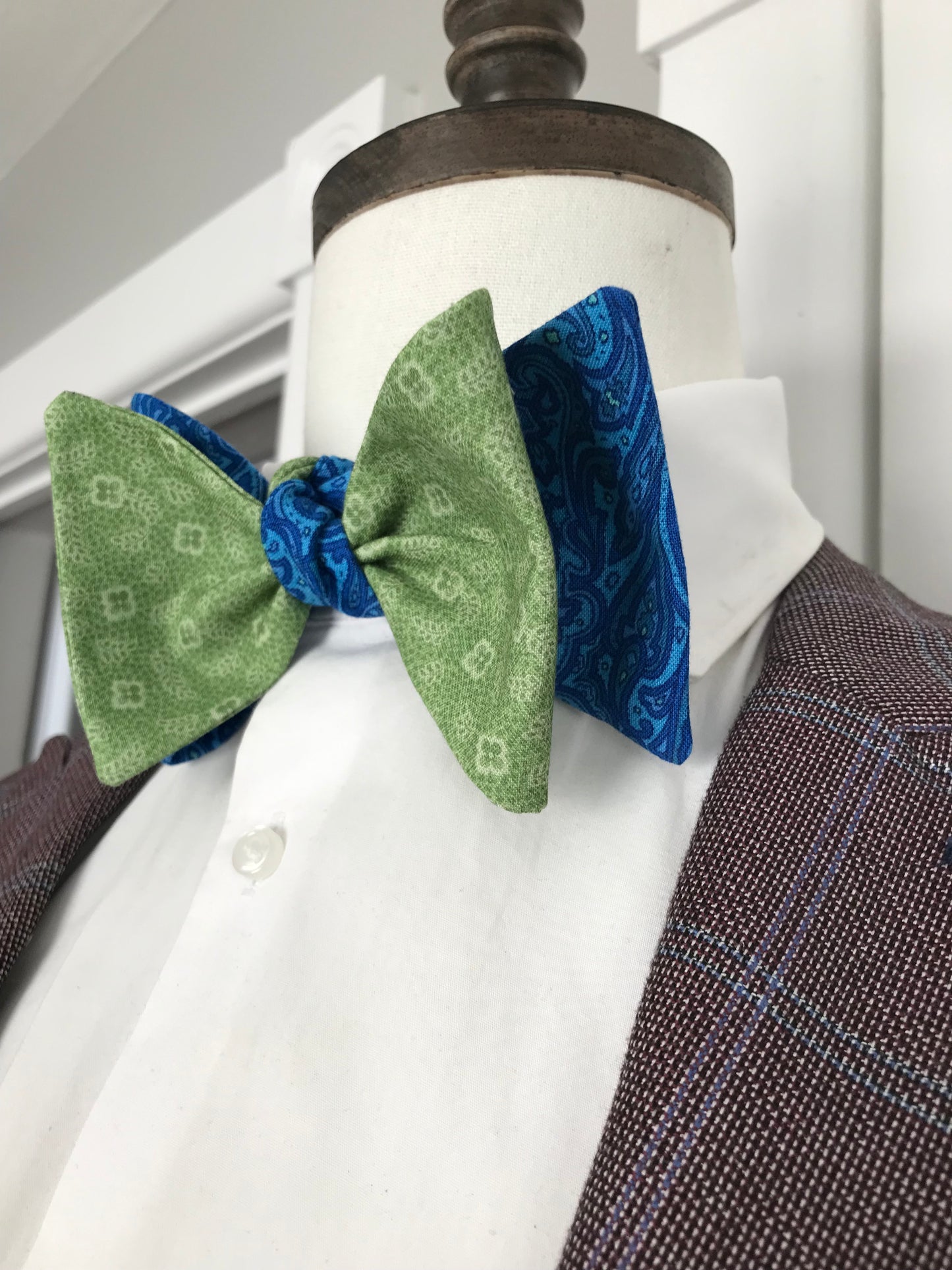 Green and blue Bowtie set (FATBOW)