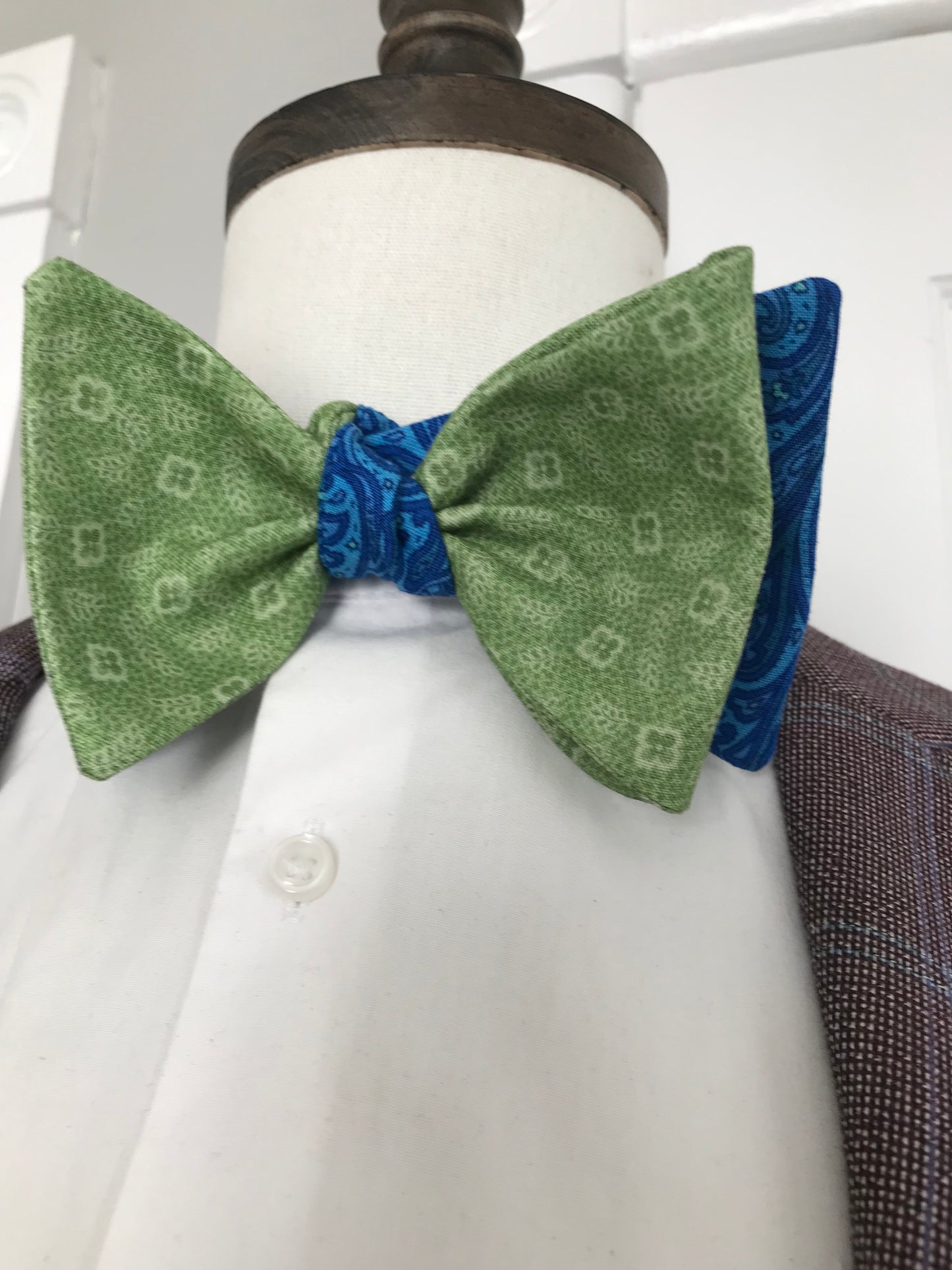 Green and blue Bowtie set (FATBOW)