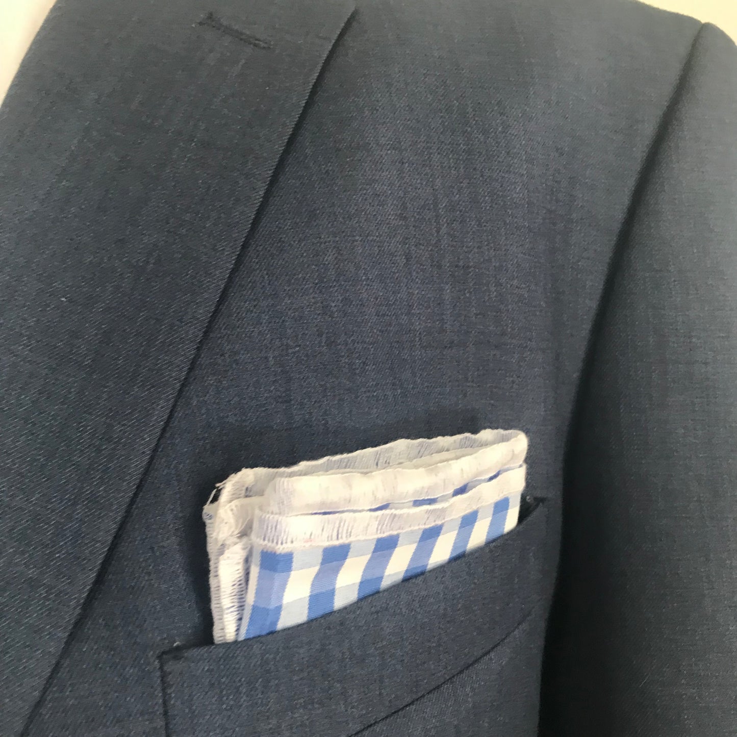 Blue small paisley tie set