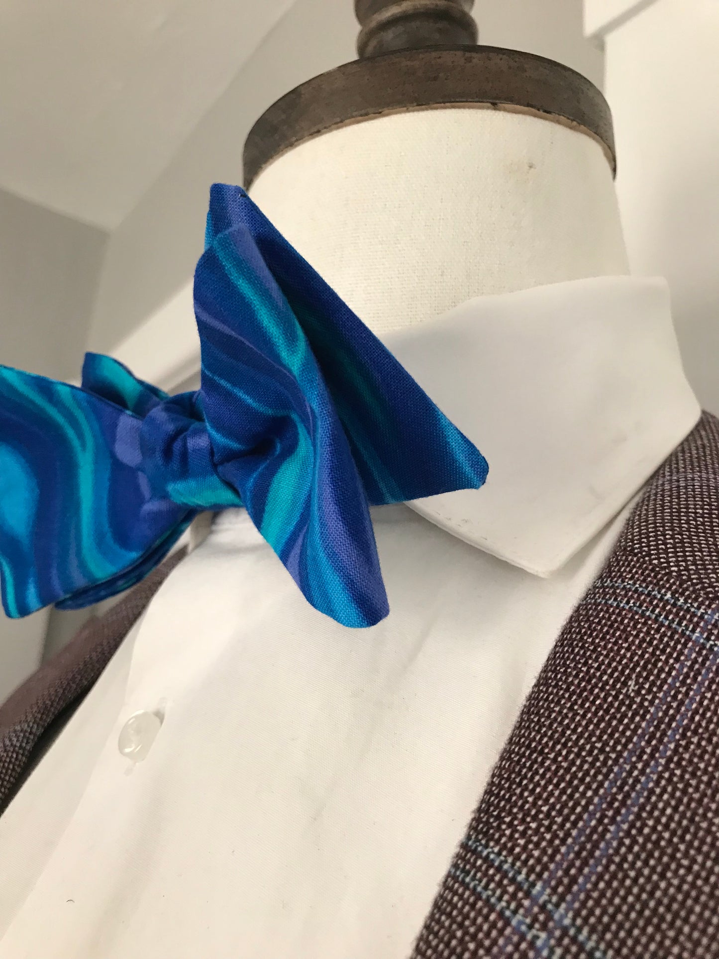 Teals and blue Bowtie set (traditional)