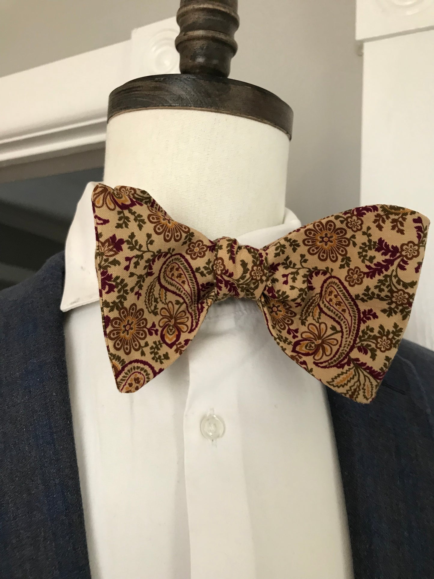 Paisley print Bowtie Set (FATBOW)