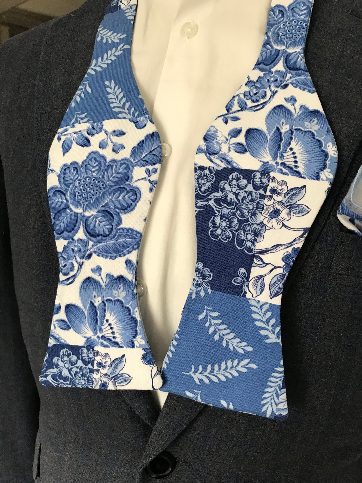 Blue mix Bowtie set (FATBOW)