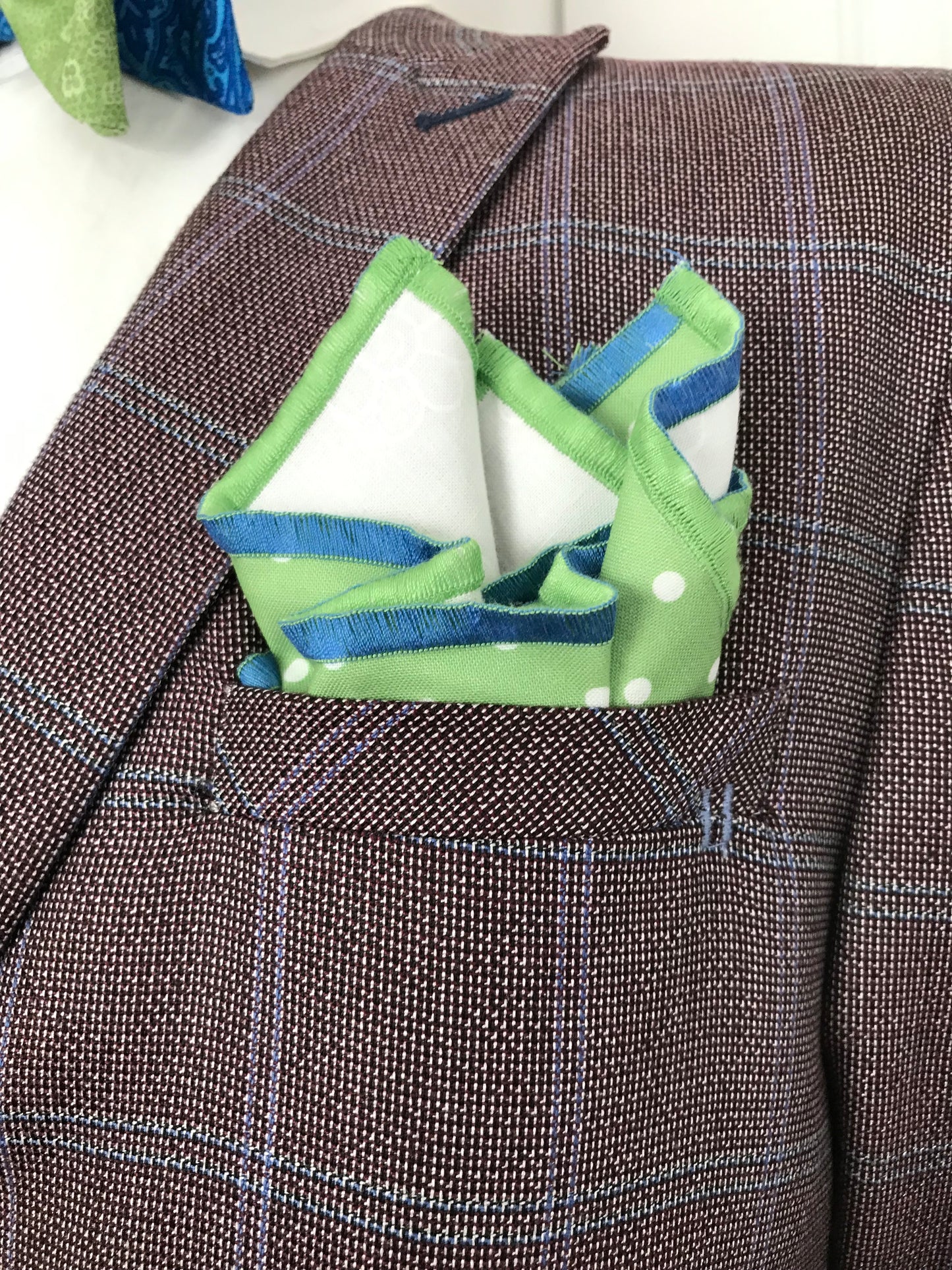 Green and blue Bowtie set (FATBOW)