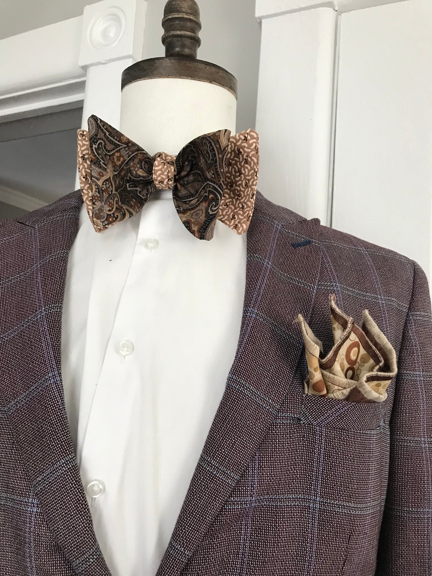 The Paisley Bagger Bowtie set (FATBOW)
