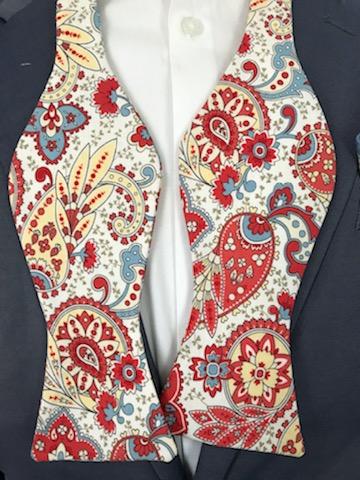 Paisley print bowtie set (Fatbow)