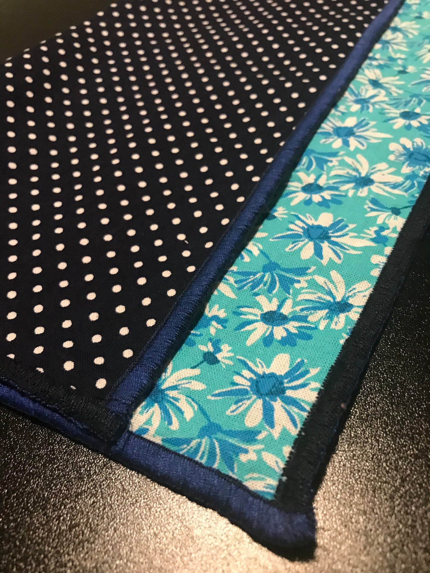 Blue and Teal Bowtie Set