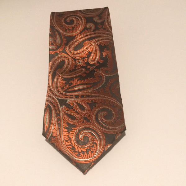 Black base with Burnt Orange Tie set