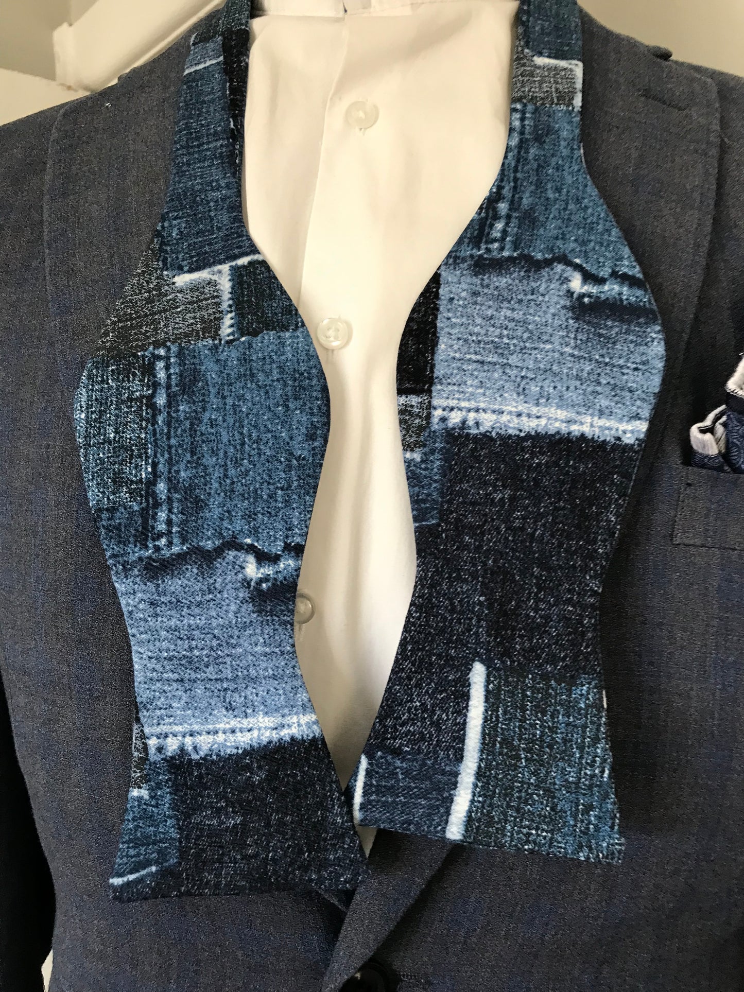 Denim look Bowtie set (FATBOW)