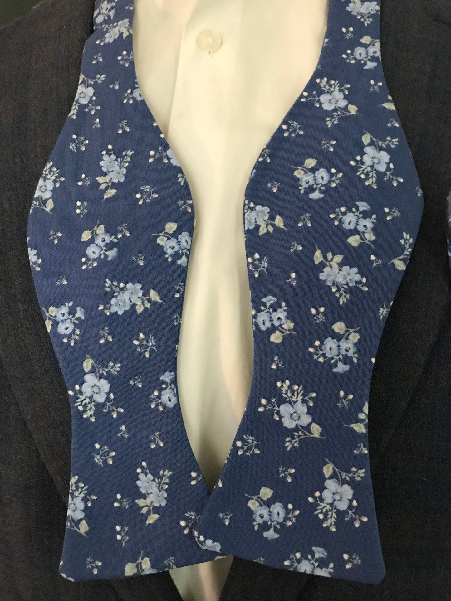Blue print Bowtie Set (traditional)