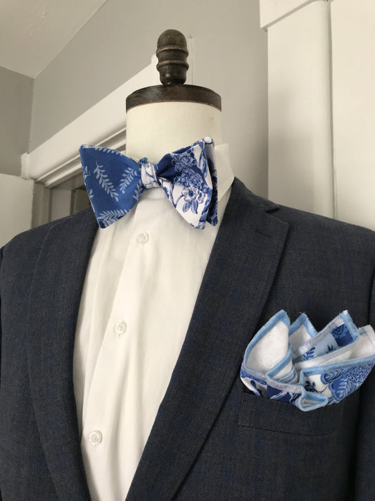 Blue mix Bowtie set (FATBOW)