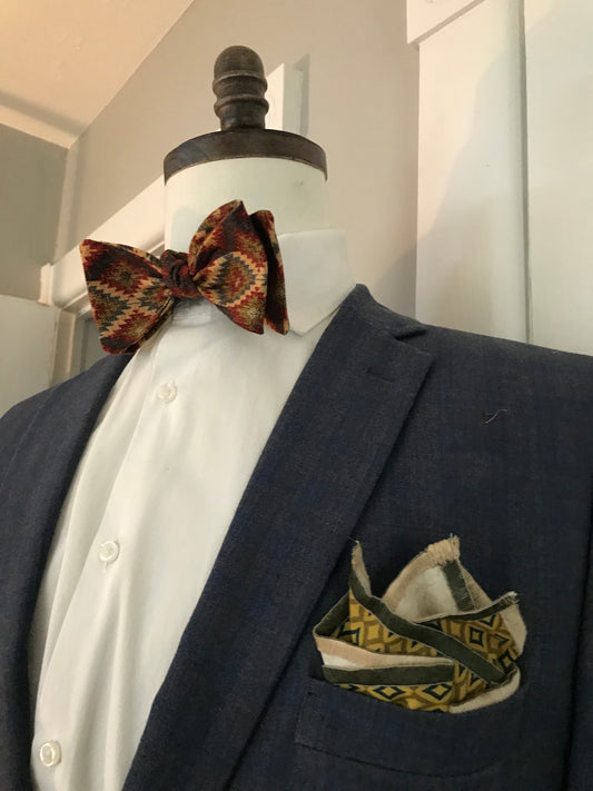 Multi print Bowtie Set (traditional)