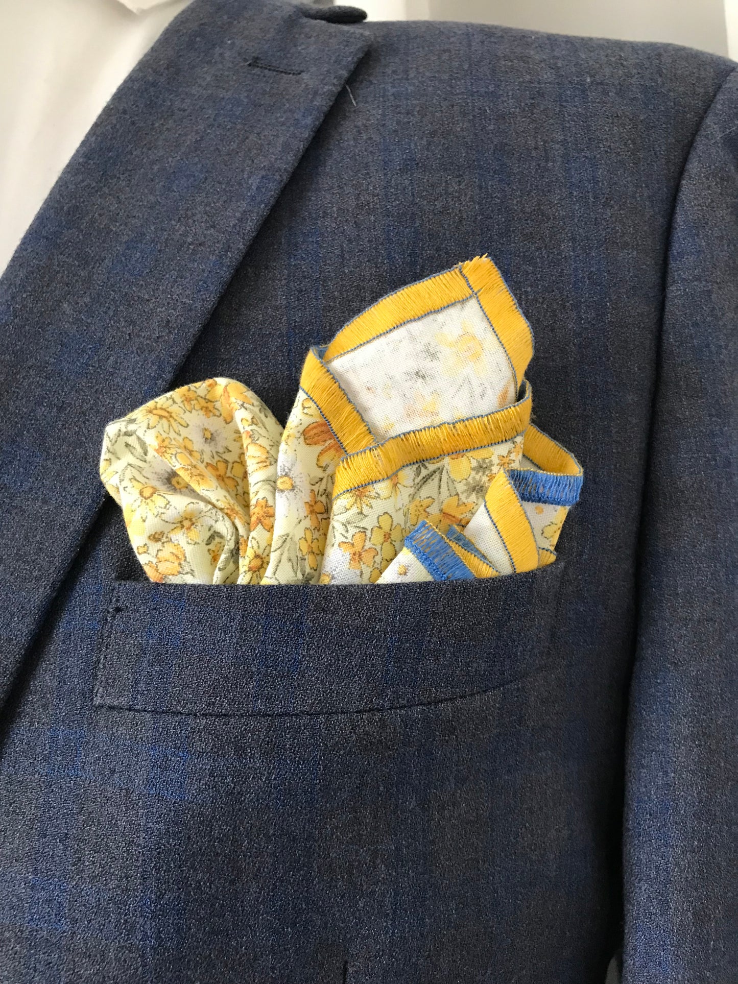 Blue and yellow