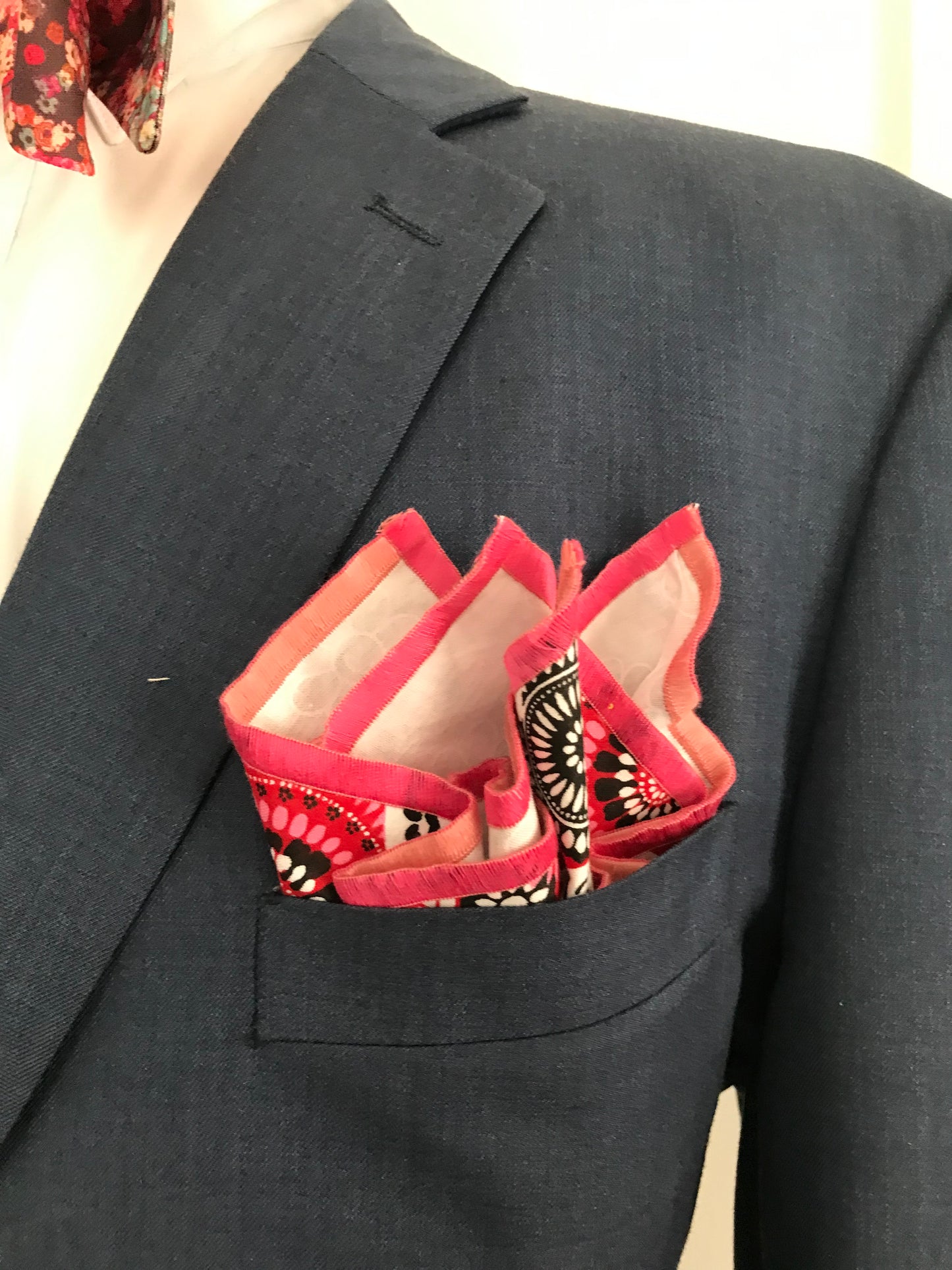 Rosey flower print Bowtie Set