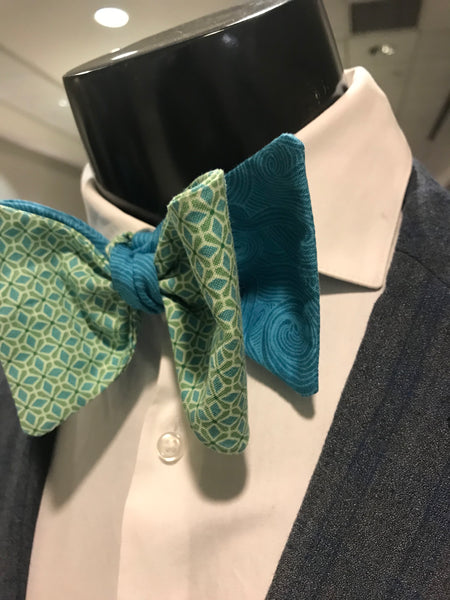 Lime green and Royal blue