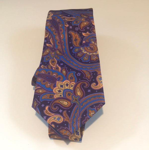 Purple and Gold Tie Set