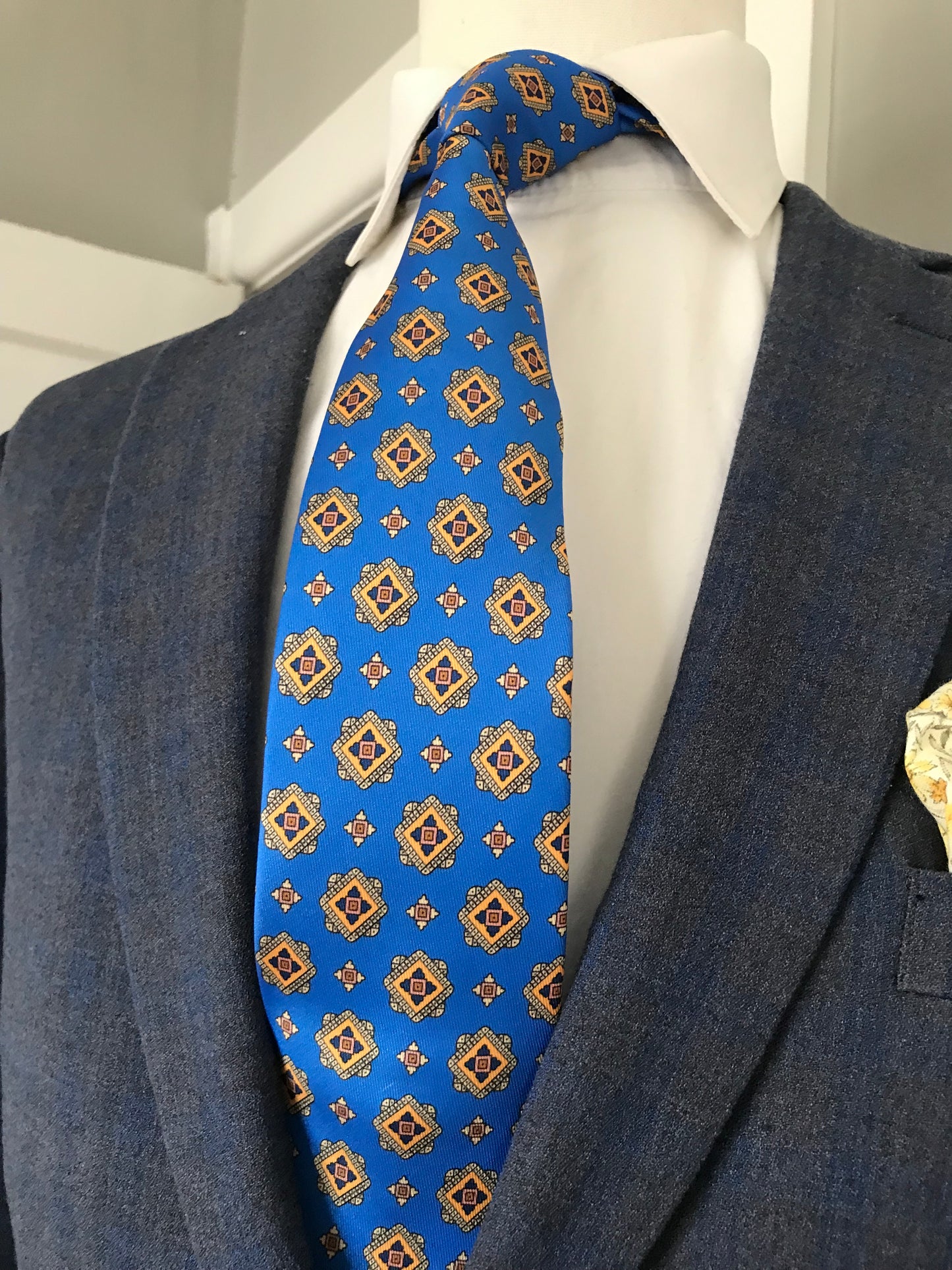 Blue and yellow