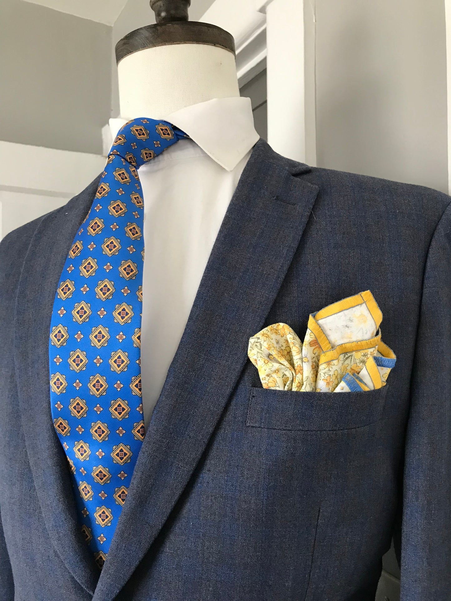 Blue and yellow