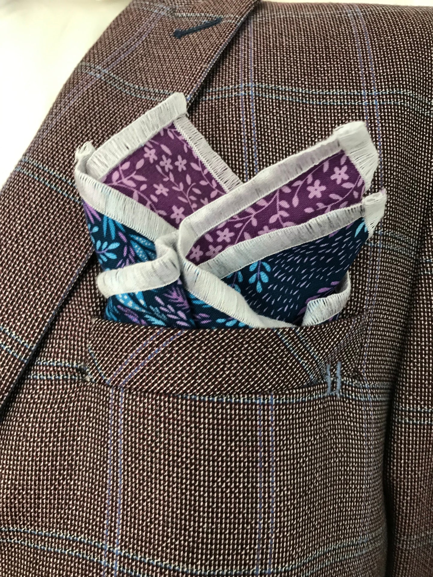 Lavender and mix purple reversible Bowtie se (traditional)