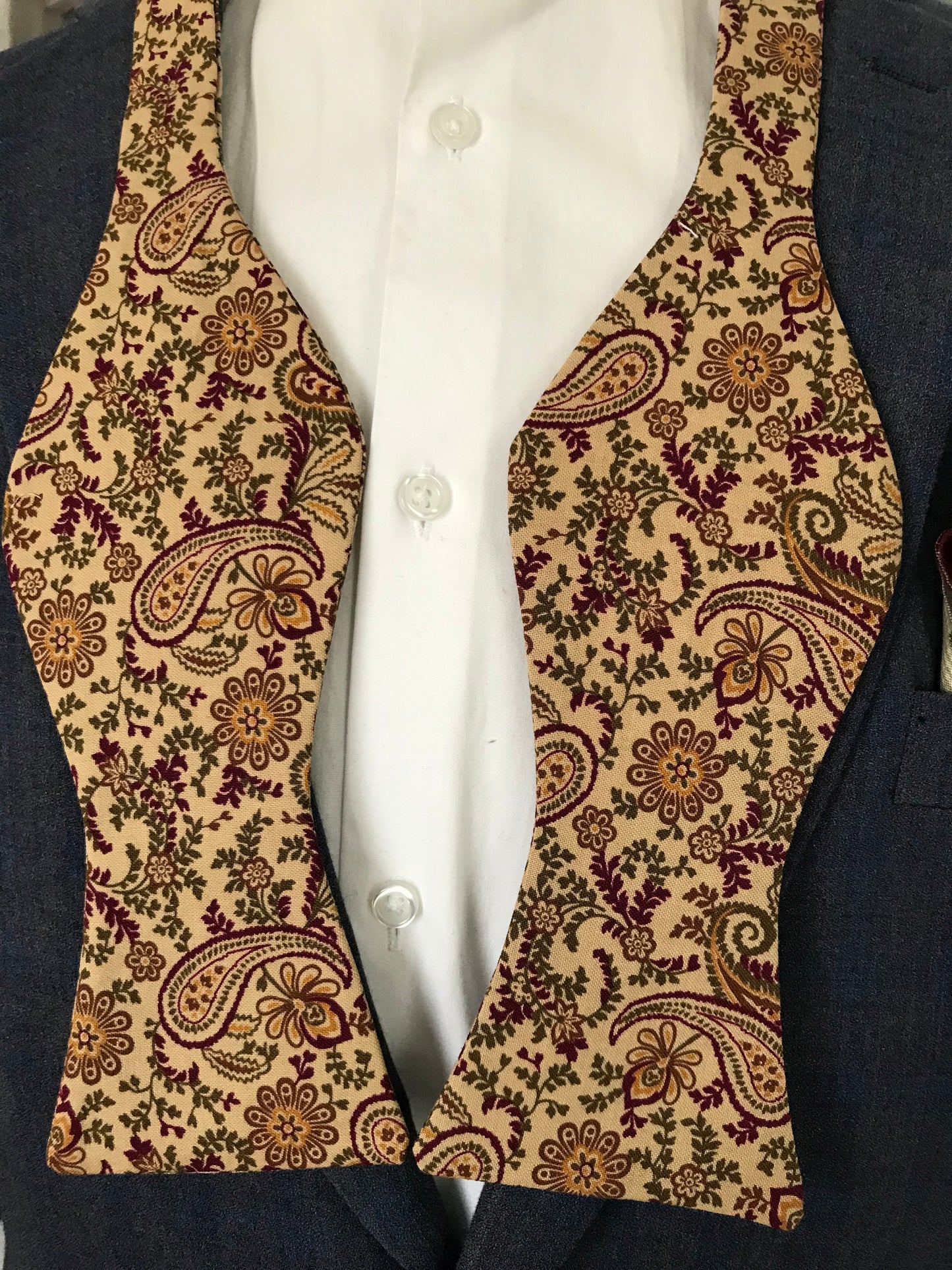 Paisley print Bowtie Set (FATBOW)