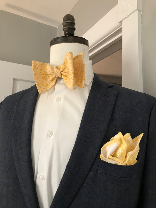Yellow Bowtie set (FATBOW)