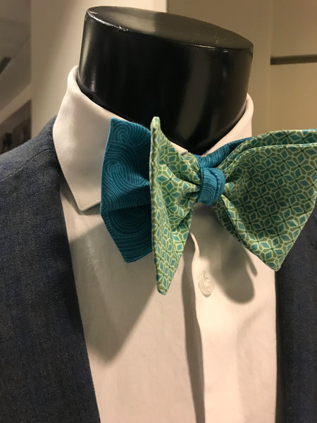 Lime green and Royal blue