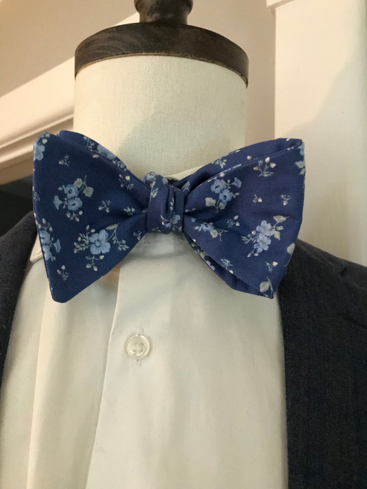 Blue print Bowtie Set (traditional)