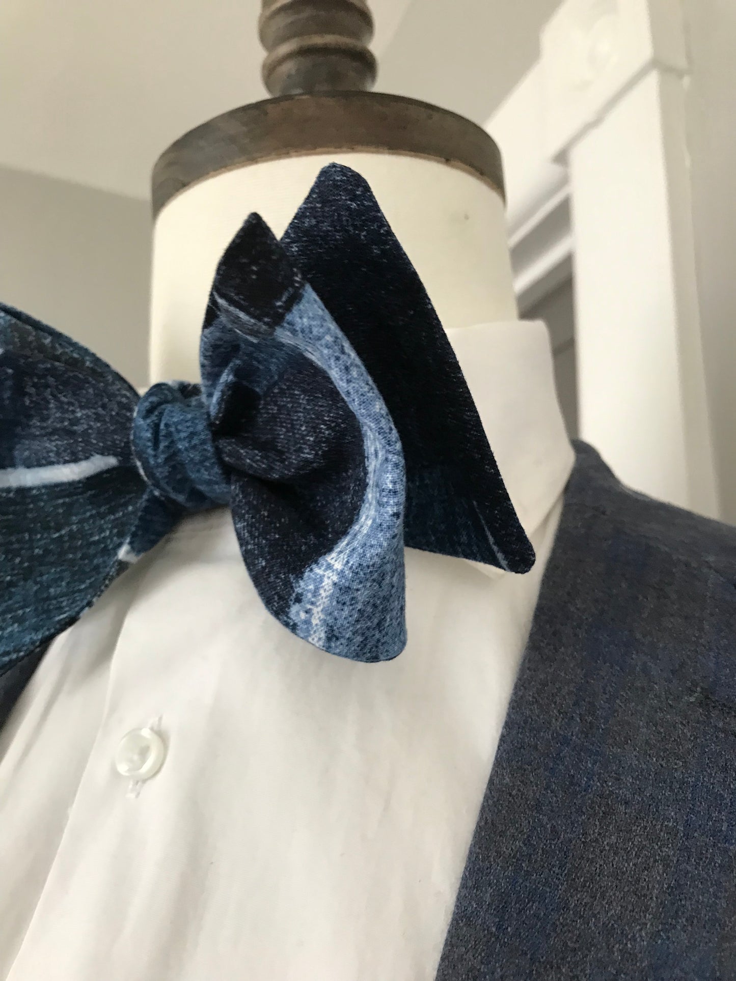 Denim look Bowtie set (FATBOW)