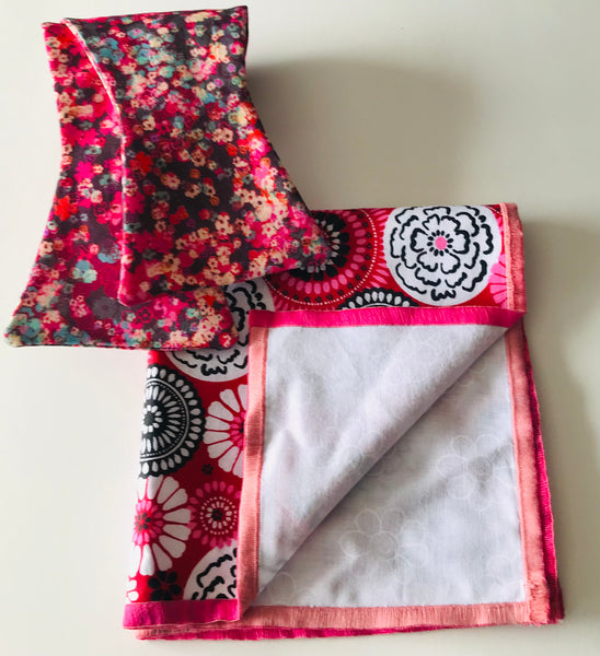 Rosey flower print Bowtie Set