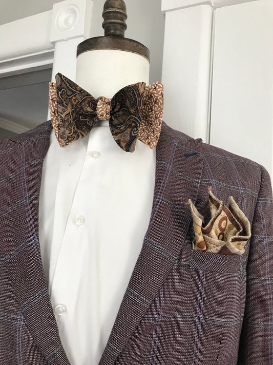 The Paisley Bagger Bowtie set (FATBOW)