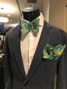 Lime green and Royal blue