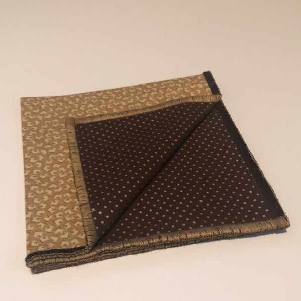 Brown and Gold Bowtie Set