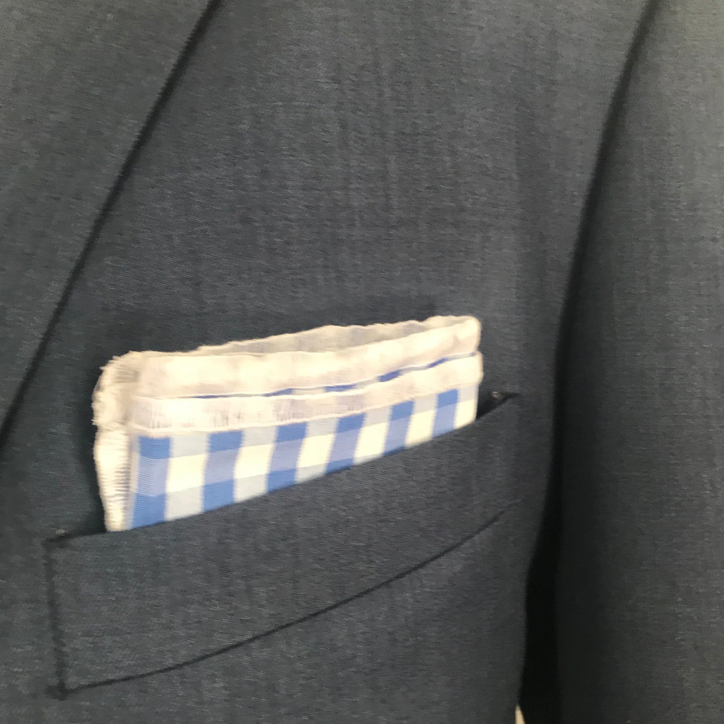 Blue small paisley tie set