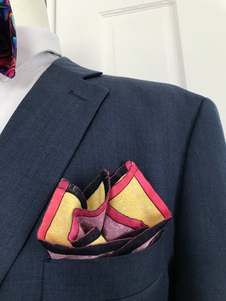Multi color Print Bowtie Set