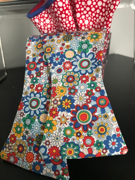Multi. Color print Bowtie Set