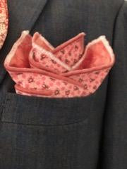Red rosey bowtie set
