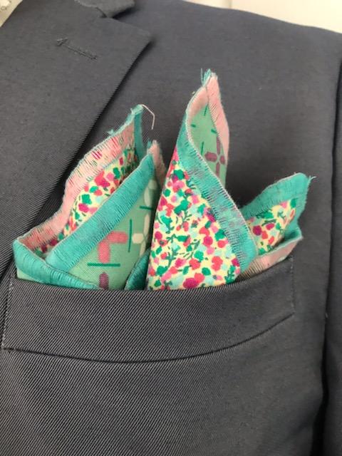 Multi flower print bowtie set (Fatbow)