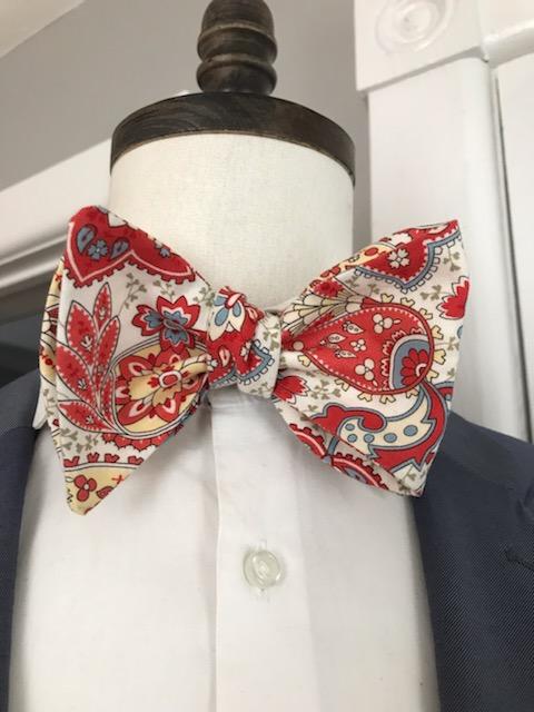 Paisley print bowtie set (Fatbow)