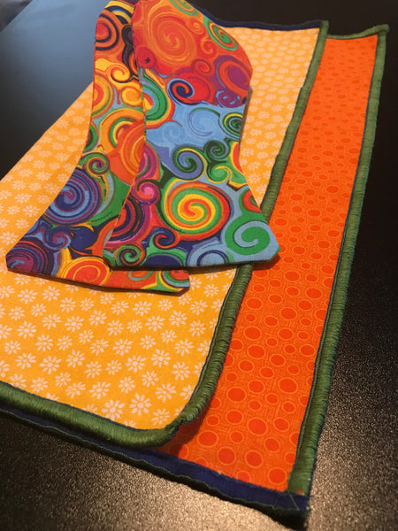 Multi Color Print Bowtie Set